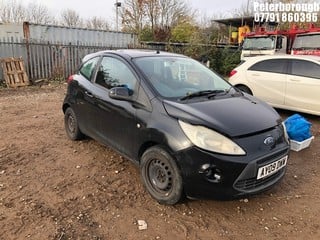 Location: Peterborough - 2009 FORD KA STYLE 3 Door Hatchback REG: AY09DWW, Keys: No, MOT Expiry date: 29/10/2024, 1242 Petrol, 5 Speed Manual Petrol, Former Keepers: 7