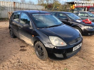 Location: Peterborough - 2007 FORD FIESTA STYLE 5 Door Hatchback REG: EO57WBT, Keys: No, MOT Expiry date: 12/06/2025, 1388 Petrol, 5 Speed Manual Petrol, Former Keepers: 9