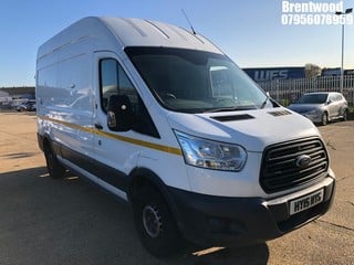 Location: BRENTWOOD - 2015 FORD TRANSIT 350 PANEL VAN REG: HY15NYG, 2198cc DIESEL, 6 SPEED MANUAL DIESEL, Former Keepers: 5, Keys: No, MOT: Expiry date02/11/2024