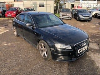 Location: BRENTWOOD - 2008 AUDI A4 S LINE 160 TFSI 4 Door Saloon REG: MK58MSU, 1798cc Petrol, 6 Speed Manual Petrol, Former Keepers: 5, Keys: No, MOT: Expiry date06/02/2025