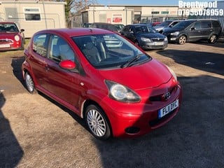 Location: Brentwood - 2011 TOYOTA AYGO ICE VVT-I 5 Door Hatchback REG: FL11DYC, Keys: No, MOT Expiry date: 08/05/2025, 998 Petrol, 5 Speed Manual Petrol, Former Keepers: 6