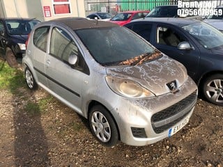 Location: Brentwood - 2011 PEUGEOT 107 URBAN 5 Door Hatchback REG: EX11HDG, Keys: No, MOT Expiry date: 31/08/2024, 998 Petrol, 5 Speed Manual Petrol, Former Keepers: 3