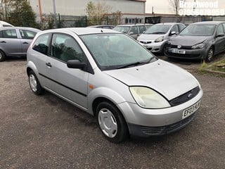 Location: Brentwood - 2003 FORD FIESTA FINESSE 3 Door Hatchback REG: EF03HLW, Keys: No, MOT Expiry date: 08/10/2024, 1242 Petrol, 5 Speed Manual Petrol, Former Keepers: 4