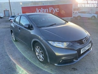 Location: South Wales - 2013 HONDA CIVIC I-VTEC ES 5 Door Hatchback REG: YS62PPK, Keys: No, MOT Expiry date: 26/01/2024, 1798 Petrol, 6 Speed Manual Petrol, Former Keepers: 2