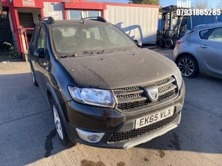 Location: Hull - 2015 DACIA  SANDERO STEPWAY AMBIANCE 5 Door Hatchback REG: EK65VLX, Keys: No, MOT Expiry date: 27/07/2024, 898 Petrol, 5 Speed Manual Petrol, Former Keepers: 3