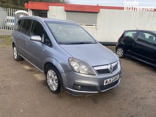 Location: Leeds - 2008 VAUXHALL ZAFIRA BREEZE PLUS MPV REG: MJ57GNZ, Keys: No, MOT Expiry date: 31-10-2024, 1598 Petrol, 5 Speed Manual Petrol, Former Keepers: 7