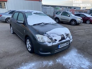 Location: Leeds - 2003 TOYOTA COROLLA TSPIRIT D4D 5 Door Hatchback REG: NX03UMB, Keys: No, MOT Expiry date: 29-08-2024, 1995 Diesel, 5 Speed Manual Diesel, Former Keepers: 4