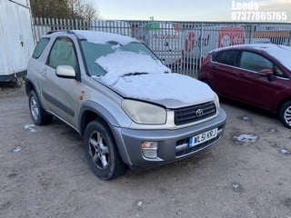 Location: Leeds - 2002 TOYOTA RAV4 NRG VVTI Estate REG: WL51KRJ, Keys: No, MOT Expiry date: 01-10-2023, 1998 Petrol, 5 Speed Manual Petrol, Former Keepers: 6