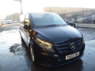 Location: HAYES / HEATHROW - 2015 MERCEDES-BENZ VITO 116 BLUETEC TOURER P Panel Van REG: PK65SWV, 2143 Diesel, 6 Speed Manual Diesel, Former Keepers: 2, Keys: No, MOT: Expiry date18/02/2025