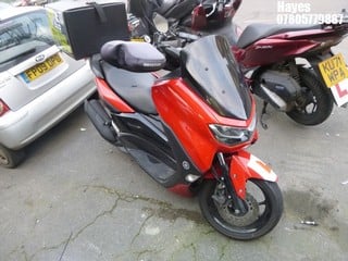 Location: HAYES / HEATHROW - 2024 YAMAHA  GPD125-A NMAX 125 ABS Scooter  REG: LR73RPZ, 125cc Petrol , AUTOMATIC, Former Keepers: 2, Keys: No, MOT: Expiry date12/08/2025