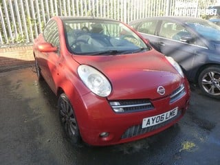 Location:  Hayes - 2006 NISSAN MICRA SPORT C+C Convertible REG: AY06LME, Keys: No, MOT Expiry date: 14/11/2024, 1598 Petrol, 5 Speed Manual Petrol, Former Keepers: 5