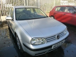 Location:  Hayes - 2003 VOLKSWAGEN GOLF E 5 Door Hatchback REG: AE03XNJ, Keys: No, MOT Expiry date: 31/05/2022, 1390 Petrol, 5 Speed Manual Petrol, Former Keepers: 4