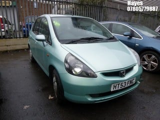 Location:  Hayes - 2003 HONDA JAZZ SE CVT 5 Door Hatchback REG: HT53FNC, Keys: No, MOT Expiry date: 11/11/2024, 1339 Petrol, Variable Speed Auto Petrol, Former Keepers: 4