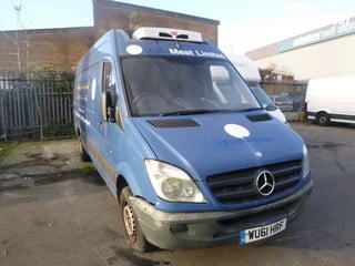 Location:  Hayes - 2011 MERCEDES-BENZ SPRINTER 313 CDI Panel Van REG: WU61HRF, Keys: No, MOT Expiry date: 01/05/2024, 2143 Diesel, 6 Speed Manual Diesel, Former Keepers: 2