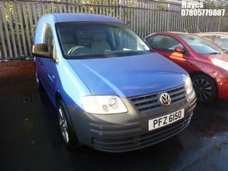 Location:  Hayes - 2009 VOLKSWAGEN CADDY C20 PLUS SDI Panel Van REG: PFZ6150, Keys: No, MOT Expiry date: 30/04/2025, 1968 Diesel, 5 Speed Manual Diesel, Former Keepers: 2