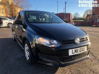 Location: Nottingham - 2011 VOLKSWAGEN  POLO S 70  3 DOOR HATCHBACK REG: LM11OXU, 1198cc PETROL, 5 SPEED MANUAL PETROL, Former Keepers: 3, Keys: Yes, MOT Expiry date: 28/04/2025