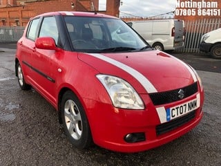 Location: Nottingham - 2007 SUZUKI SWIFT VVTS GLX AUTO 5 DOOR HATCHBACK REG: CT07NMM, 1490cc PETROL, 4 SPEED AUTO PETROL, Former Keepers: 7, Keys: Yes, MOT Expiry date: 09/12/2025