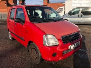 Location: Nottingham - 2005  SUZUKI  WAGON R+ VVT AUTO 	 Estate  REG: YT05HCL, 1328cc	 Petrol , 4 Speed Auto Petrol 	, Former Keepers: 1, Keys: Yes, MOT Expiry date: 26/01/2025