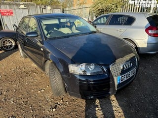 Location: North Woolwich - 2008 AUDI A3 TDI 170 5 Door Hatchback REG: GF08VGE, Keys: No, MOT Expiry date: 19/09/2025, 1968 Diesel, 6 Speed Manual Diesel, Former Keepers: 6