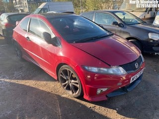 Location: North Woolwich - 2007 HONDA CIVIC TYPE-S GT 3 Door Hatchback REG: MF57OEV, Keys: No, MOT Expiry date: 21/12/2023, 1799 Petrol, 6 Speed Manual Petrol, Former Keepers: 10