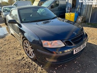 Location: North Woolwich - 2006 SAAB 9-3 AERO V6 Convertible REG: KU56RBZ, Keys: No, MOT Expiry date: 29/06/2024, 2790 Petrol, 6 Speed Manual Petrol, Former Keepers: 11