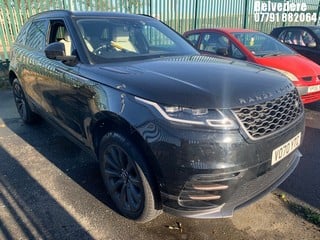 Location: BELVEDERE - 2020 LAND ROVER R ROVER VELAR R-DYN SE D2 Estate REG: VO70YTC, 1999cc Diesel, 8 Speed Auto Diesel, Former Keepers: 2, Keys: No, MOT: Expiry date10/09/2024