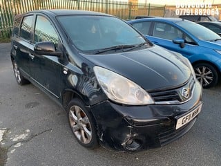 Location: BELVEDERE - 2011 NISSAN  NOTE N-TEC MPV REG: GF11WHM, 1386cc Petrol , 5 Speed Manual Petrol, Former Keepers: 4, Keys: No, MOT: Expiry date30.11.2024