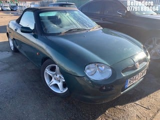 Location: Belvedere - 1997  ROVER MGF Convertible  REG: R943GWV, 1800cc	 Petrol , MANUAL , Former Keepers: , Keys: Yes, MOT Expiry date: 12/07/2012