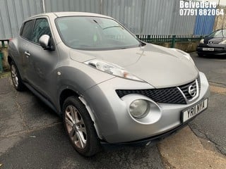 Location: Belvedere - 2011 NISSAN JUKE ACENTA SPORT 5 Door Hatchback REG: YR11NYA, Keys: No, MOT Expiry date: 04/03/2025, 1598 Petrol, 5 Speed Manual Petrol, Former Keepers: 7