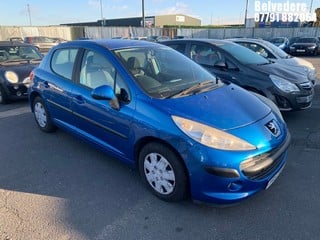 Location: Belvedere - 2008 PEUGEOT 207 S 5 Door Hatchback REG: YA57NNV, Keys: No, MOT Expiry date: 08/12/2024, 1397 Petrol, 5 Speed Manual Petrol, Former Keepers: 8