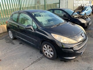 Location: Belvedere - 2007 PEUGEOT 207 S 3 Door Hatchback REG: MA57UFH, Keys: No, MOT Expiry date: 22/02/2025, 1360 Petrol, 5 Speed Manual Petrol, Former Keepers: 8