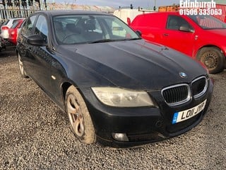 Location: Edinburgh - 2011 BMW 320D EFFICIENTDYNAMICS 4 Door Saloon REG: LO11JYP, Keys: No, MOT Expiry date: 08/02/2025, 1995 Diesel, 6 Speed Manual Diesel, Former Keepers: 2