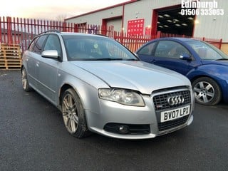 Location: Edinburgh - 2007 AUDI A4 S LINE SE QUATTRO TDI Estate REG: BV07LPX, Keys: No, MOT Expiry date: 11/01/2024, 1986 Diesel, 6 Speed Manual Diesel, Former Keepers: 6