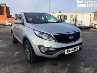 Location: Nottingham - 2014 KIA SPORTAGE 2 ISG CRDI ESTATE REG: DX14RNZ, 1685cc DIESEL, 6 SPEED MANUAL DIESEL, Former Keepers: 4, Keys: Yes, MOT Expiry date: 01/11/2024