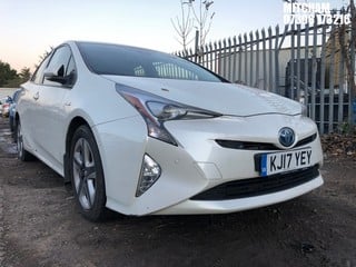 Location: MITCHAM - 2017 TOYOTA PRIUS BUSINESS ED + VVT-I 5 DOOR HATCHBACK REG: KJ17YEY, 1798cc HYBRID ELECTRIC, VARIABLE 1 SPEED AUTO PETROL/E, Former Keepers: 1, Keys: No, MOT: Expiry date25/01/2025