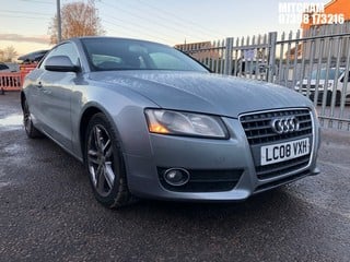 Location: MITCHAM - 2008 AUDI A5 T FSI 6SP 	 COUPE REG: LC08VXH, 1798cc PETROL, 6 SPEED MANUAL PETROL, Former Keepers: 7, Keys: Yes, MOT: Expiry date19/05/2025