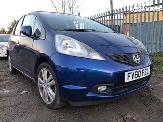 Location: MITCHAM - 2010 HONDA JAZZ I-VTEC EX 	 5 DOOR HATCHBACK REG: FV60FZL, 1339cc PETROL, 5 SPEED MANUAL PETROL, Former Keepers: 1, Keys: No, MOT: Expiry date07/11/2024