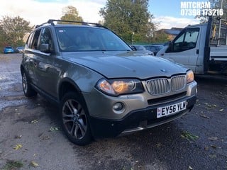 Location: Mitcham - 2006 BMW X3 SD SE A ESTATE REG: EY56YLM, 2993cc DIESEL, 6 SPEED AUTO DIESEL, Former Keepers: 8, Keys: No, MOT Expiry date: 08/10/2025