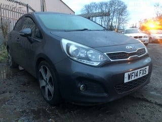 Location: Mitcham - 2014 KIA RIO 3 ECODYNAMICS 5 Door Hatchback REG: WF14FXS, Keys: No, MOT Expiry date: 07/02/2025, 1396 Petrol, 6 Speed Manual Petrol, Former Keepers: 3