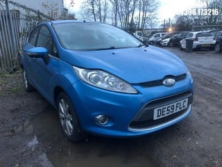 Location: Mitcham - 2009 FORD FIESTA ZETEC 96 5 Door Hatchback REG: DE59FLC, Keys: No, MOT Expiry date: 08/03/2024, 1388 Petrol, 5 Speed Manual Petrol, Former Keepers: 5