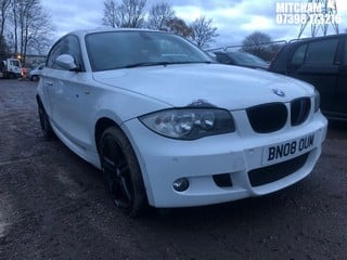 Location: Mitcham - 2008 BMW 120I M SPORT 3 Door Hatchback REG: BN08OUM, Keys: No, MOT Expiry date: 21/09/2024, 1995 Petrol, 6 Speed Manual Petrol, Former Keepers: 18