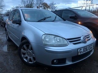 Location: Mitcham - 2006 VOLKSWAGEN GOLF GT TDI 5 Door Hatchback REG: GJ06EGC, Keys: No, MOT Expiry date: 03/03/2025, 1968 Diesel, 6 Speed Manual Diesel, Former Keepers: 3