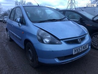 Location: Mitcham - 2003 HONDA JAZZ SE CVT 5 Door Hatchback REG: HV53NDE, Keys: No, MOT Expiry date: 09/09/2023, 1339 Petrol, Variable Speed Auto Petrol, Former Keepers: 8