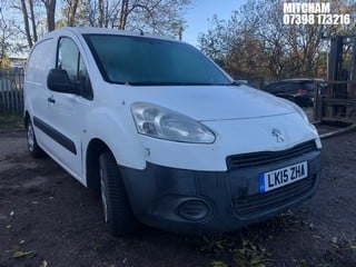 Location: Mitcham - 2015 PEUGEOT PARTNER 605 SE L1 E-HDI S Panel Van REG: LK15ZHA, Keys: No, MOT Expiry date: 17/07/2024, 1560 Diesel, 6 Speed Semi Auto Diesel, Former Keepers: 6