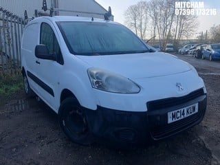 Location: Mitcham - 2014 PEUGEOT PARTNER 850 PROFESSION L1 Panel Van REG: MC14KUW, Keys: No, MOT Expiry date: 02/04/2025, 1560 Diesel, 5 Speed Manual Diesel, Former Keepers: 5