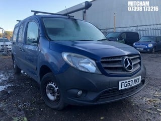 Location: Mitcham - 2013 MERCEDES-BENZ CITAN 109 CDI Van With Side Windows REG: FG63NKX, Keys: No, MOT Expiry date: 16/03/2024, 1461 Diesel, 5 Speed Manual Diesel, Former Keepers: 4