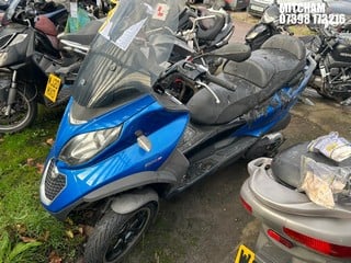 Location: Mitcham - 2014 PIAGGIO MP3 500 LT SPORT ABS Passenger Tricycle REG: KE14VGX, Keys: No, MOT Expiry date: 26/07/2024, 493 Petrol, AUTOMATIC, Former Keepers: 2