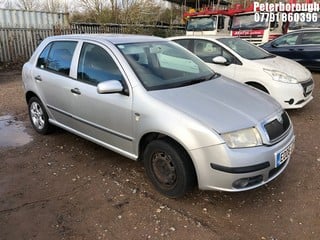 Location: Peterborough - 2006 SKODA FABIA AMBIENTE 16V 75 A 5 Door Hatchback REG: EO06UDV, Keys: No, MOT Expiry date: 23/08/2024, 1390 Petrol, 4 Speed Auto Petrol, Former Keepers: 6