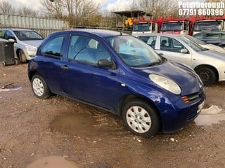 Location: Peterborough - 2004 NISSAN MICRA S AUTO 3 Door Hatchback REG: KL54XFP, Keys: No, MOT Expiry date: 11/10/2024, 1240 Petrol, 4 Speed Auto Petrol, Former Keepers: 7