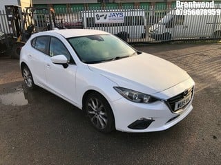 Location: BRENTWOOD - 2015 MAZDA 3 SE 5 DOOR HATCHBACK REG: WU15NKL, 1496cc PETROL, 6 SPEED MANUAL PETROL, Former Keepers: 3, Keys: No, MOT: Expiry date28/11/2024